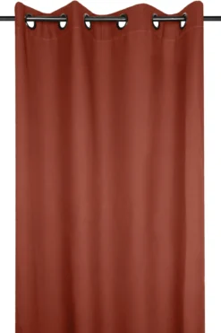 NELSON RIDEAU 135X240CM OEILLETS TERRACOTTA