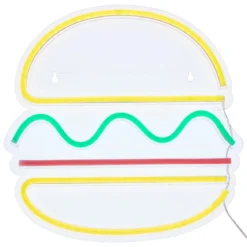 NEON LED MURAL BURGER L.30CM