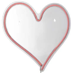 NEON LED MURAL COEUR L.32CM