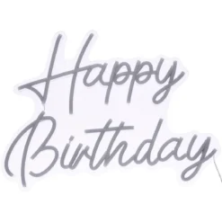 NEON LED MURAL HAPPY BIRTHDAY L.42CM