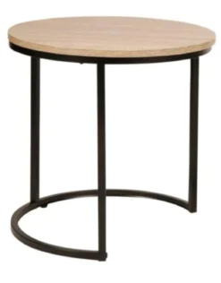 ONYX TABLE BASSE ONYX GRAND MODELE PIEDS NOIR