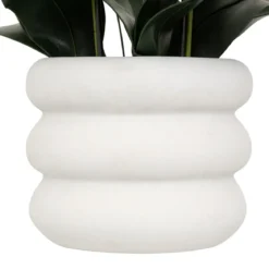 ORCHIDEE POT CIMENT MICK BLANC H.80CM