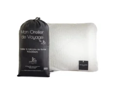 OREILLER VOYAGE MEMOIRE DE FORME 42X33CM
