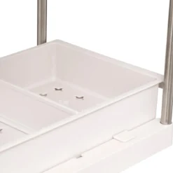 ORGANISEUR COULISSANT 2 NIVEAUX BEIGE D.21.5X40.7X34CM
