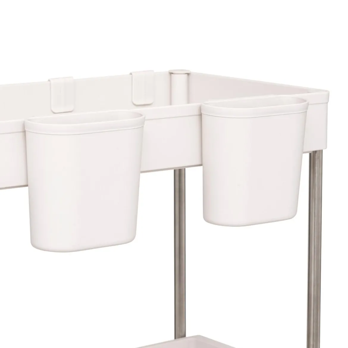 ORGANISEUR COULISSANT 2 NIVEAUX BEIGE D.21.5X40.7X34CM