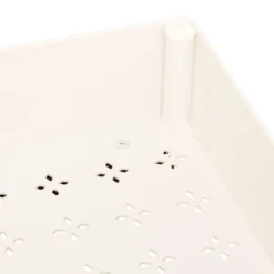 ORGANISEUR COULISSANT 1 NIVEAU BEIGE D.13.3X37.7X6.2CM