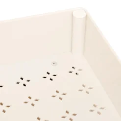 ORGANISEUR COULISSANT 1 NIVEAU BEIGE D.26.9X40X8.2CM