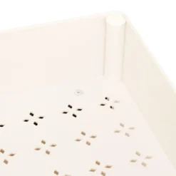 ORGANISEUR COULISSANT 1 NIVEAU BEIGE D.17.5X38.6X6.7CM