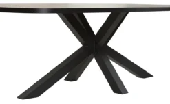OTTO TABLE OVALE 230X119X76CM PIEDS ARAIGNEE