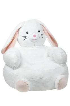 PACOME LE CHAT POUF 45X45CM BLANC