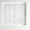 PAIRE DROITE OEILLET PLASTIQUE 60X120CM VOILE DAVINA