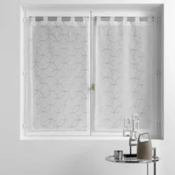 PAIRE DROITE PASSANTS 2X60X90CM BRODE OLYMPIA GRIS
