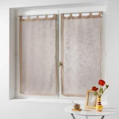 PAIRE DROITE PASSANTS 2X60X160CM HALTONA NOISETTE