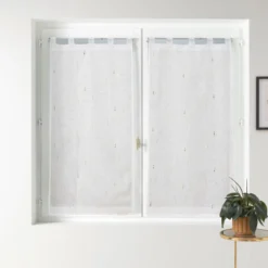 PAIRE DROITE PASSANTS 2X60X160CM METALLISE ANGELINE