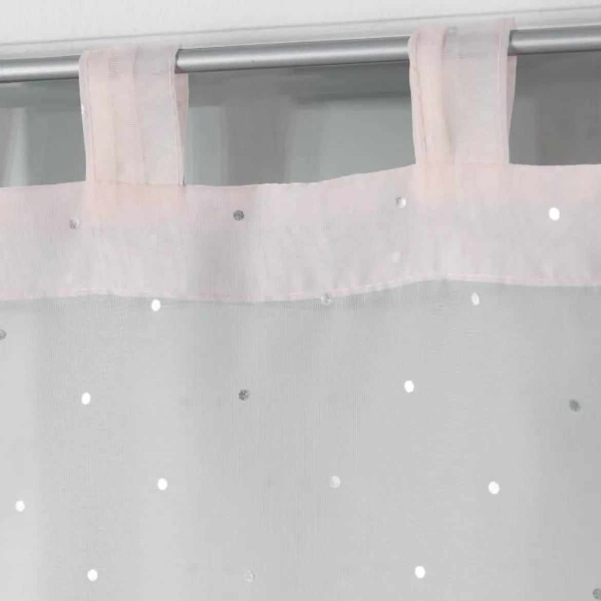 PAIRE DROITE PASSANTS 2X60X90CM METAL ORION ROSE