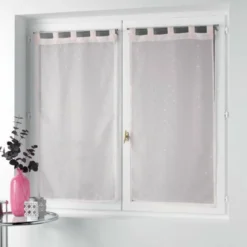 PAIRE DROITE PASSANTS 2X60X90CM METAL ORION ROSE