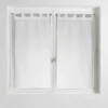 PAIRE DROITE PASSANTS 2X60X120CM VOILE SABLE POUPETTE