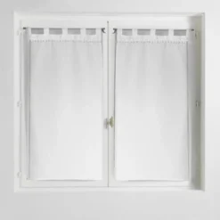 PAIRE DROITE PASSANTS 2X60X120CM VOILE SABLE POUPETTE