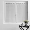 PAIRE DROITE PASSANT 2X60X120CM POMPONS POMPONELLA BLC GRIS