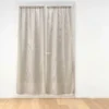 PAIRE DROITE PASSE TRINGLE 70X200CM HALTONA NOISETTE