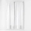 PAIRE DROITE PASSE TRINGLE 70X200CM LIN HALTONA BLANC