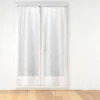 PAIRE DROITE PASSE TRINGLE 70X200CM POMPONS POMPINOU