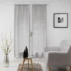 PAIRE DROITE PASSE TRINGLE 70X200CM MILZA ANTHRACITE