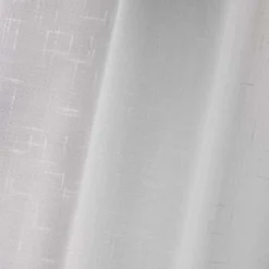 PAIRE POMPON PASSANTS 2X45X120CM LUMINEA BLANC