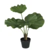 PALMIER 4 FEUILLES POT PLASTIQUE POT H.60CM