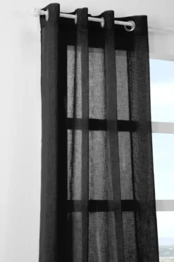 PALOMA VOILE 140X260CM NOIR