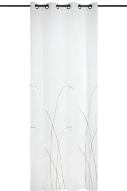 PAMPA VOILAGE 140X260CM BLANC