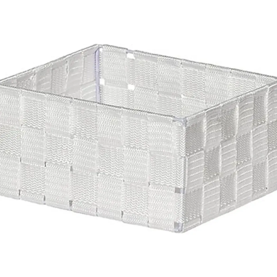 PANIER CARRE POLYESTER BLANC TAILLE XS