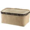 PANIER DE RANGEMENT JUTE 25X16.5X12CM NATUREL