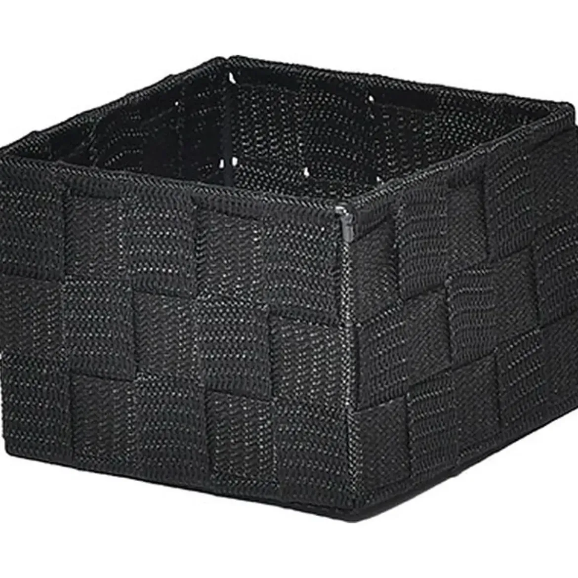 PANIER POLYESTER NOIR 13X13X9.5CM