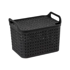 PANIER AJOURE AVEC COUVERCLE 12L