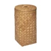 PANIER BOIS CLAIR LINGE D.39X62.5CM