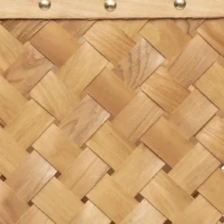 PANIER BOIS CLAIR RECTANGLE D.37X27X29.5CM