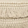 PANIER COTON SEA VIEW FRANGE IVOIRE D.20X20CM