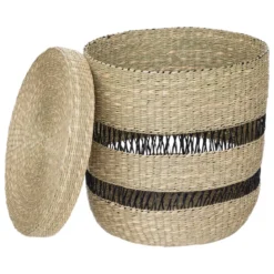 PANIER COUVERCLE NATUREL JAYLA TAILLE S