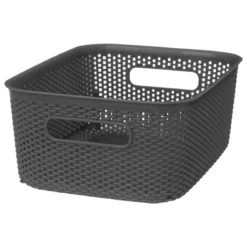 PANIER CROCHET GRIS 4L