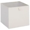 PANIER DE RANGEMENT BOUCLETTE BLANC 31X31CM