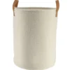 PANIERE POLYESTER FACON BOUCLETTE 35X46CM NATUREL