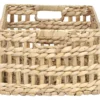 PANIERE RECTANGULAIRE GM AJOUREE MATIERE VEGETALE NATUREL
