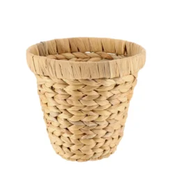 PANIERE RONDE JACINTHE 21X18CM NATUREL