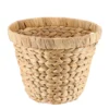 PANIERE RONDE JACINTHE 25X19CM NATUREL