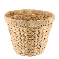 PANIERE RONDE JACINTHE 25X19CM NATUREL