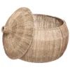PANIER JUTE BALAYA ROND NATUREL D.44X43CM