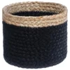 PANIER JUTE JACKSON NOIR TAILLE M