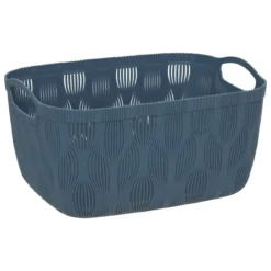 PANIER 15L BLEU GRIS LEAF