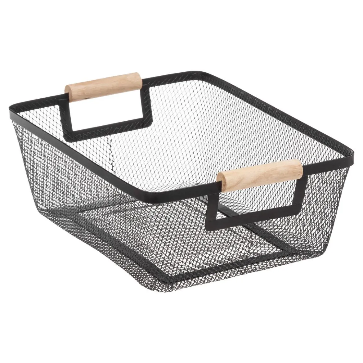PANIER METAL BOIS MOYEN MODELE